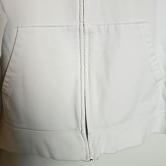 Gap Women's White Stretch Hoodie Size XL - Picture 4 of 8